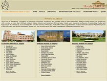 Tablet Screenshot of hotelsjaipur.com